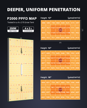 Load image into Gallery viewer, ViparSpectra® Updated P2000 250W Full Spectrum Led Grow Light with Daisy Chain