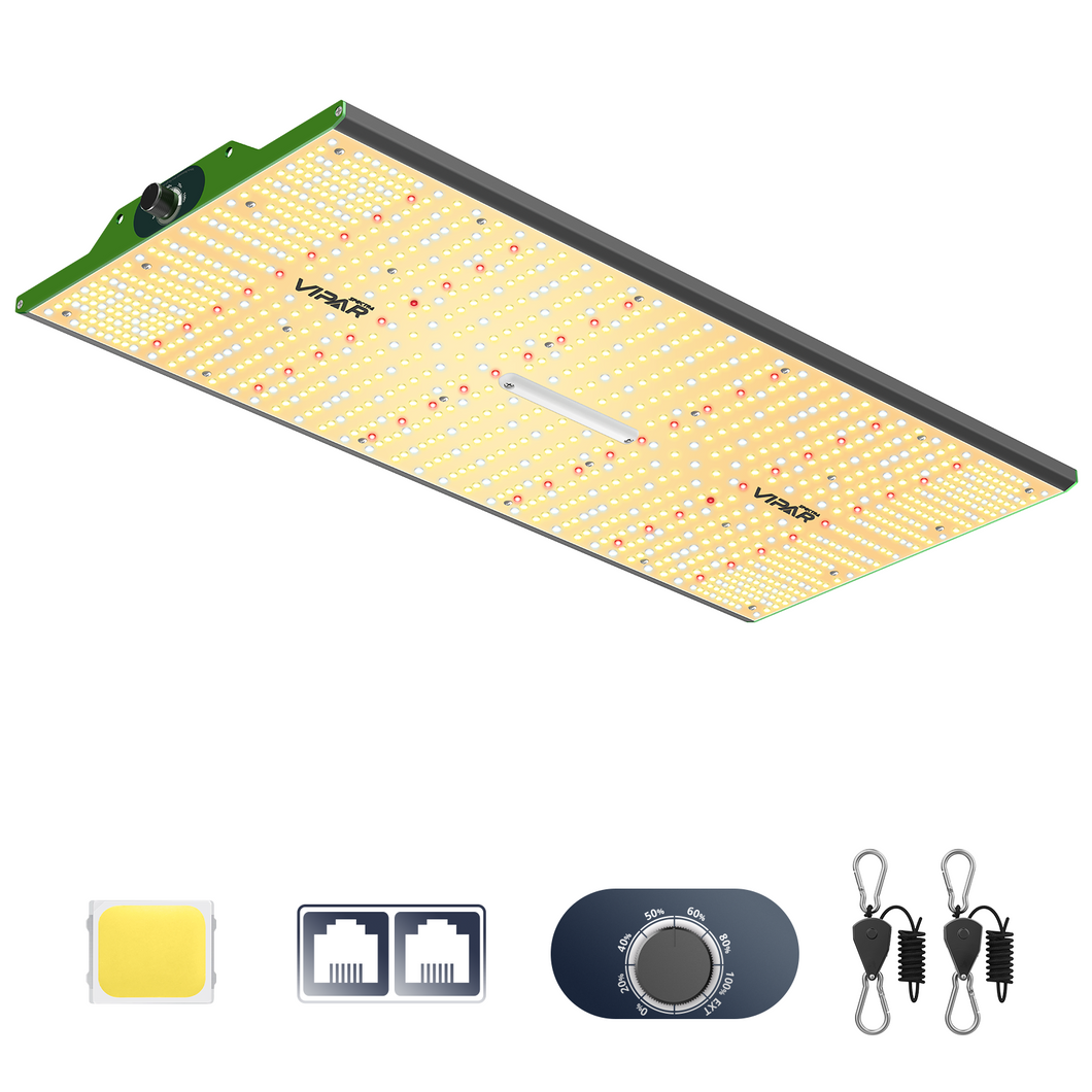 ViparSpectra® 2024 Updated P2000 250W Full Spectrum Led Grow Light with Daisy Chain